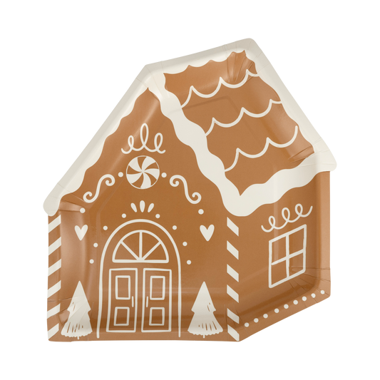 My Mind’s Eye - GBD1140 - Gingerbread House 9" Plate