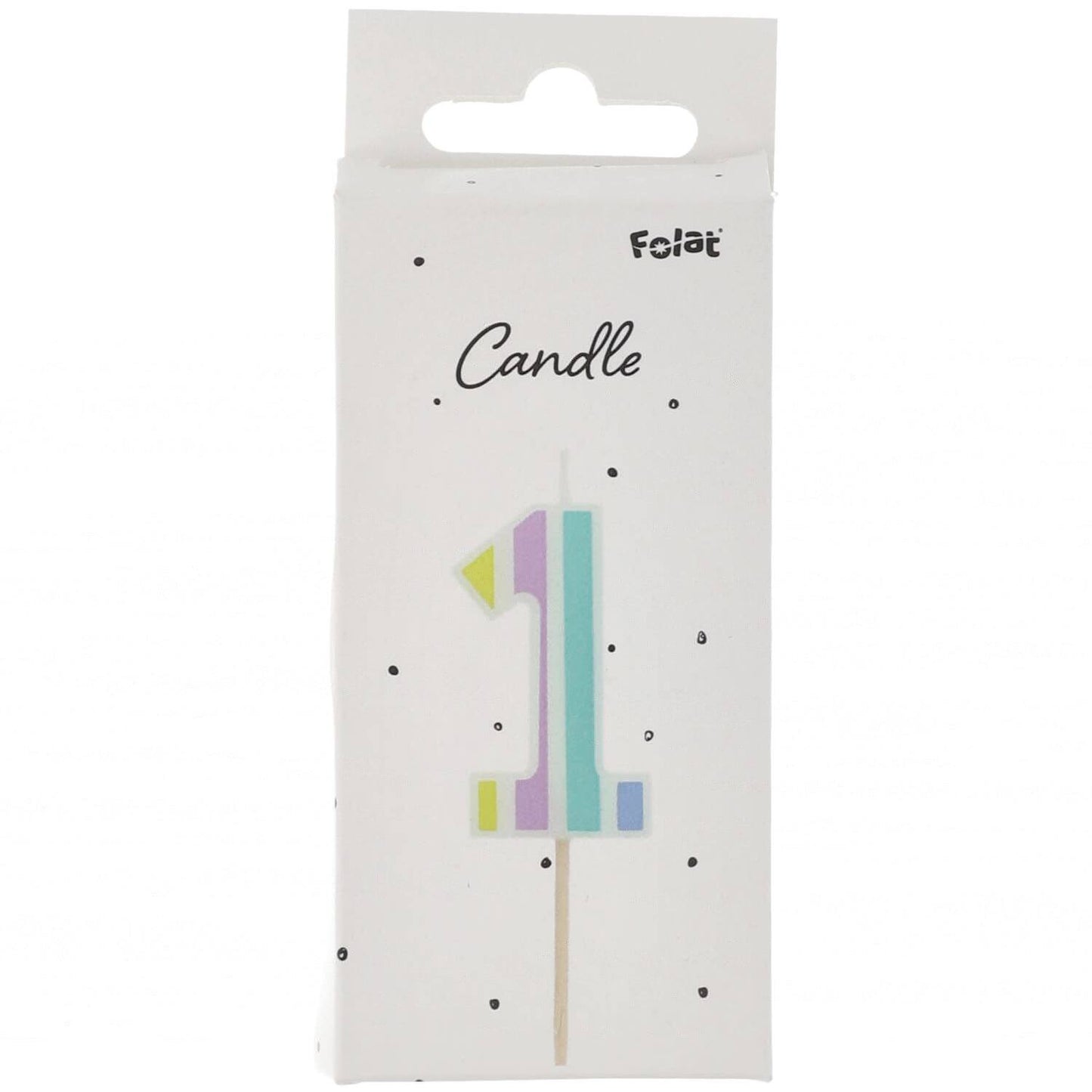 Candle Pastel Number 1 Multicolour