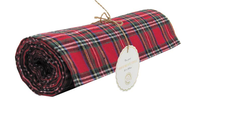 TARTAN TABLE RUNNER 300X30CM