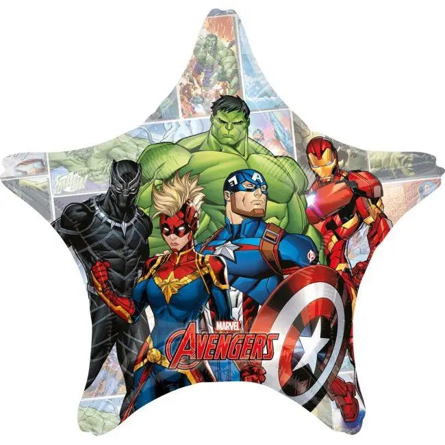 Ballon géant Avengers en forme d'étoile