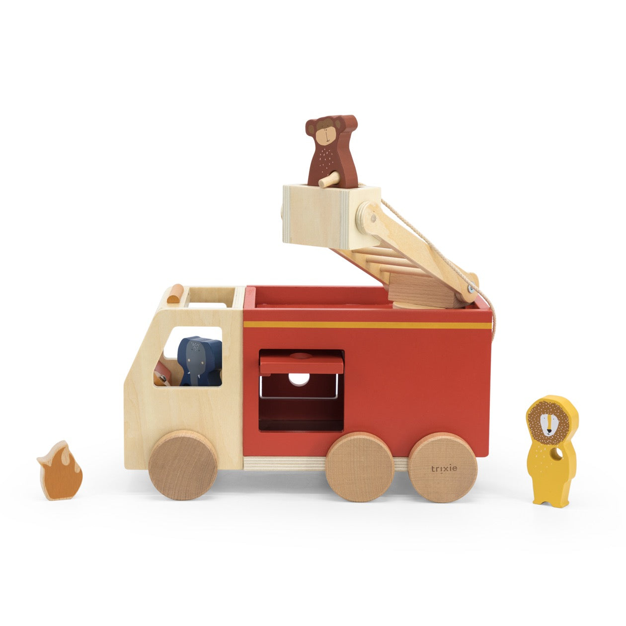 Wooden fire truck