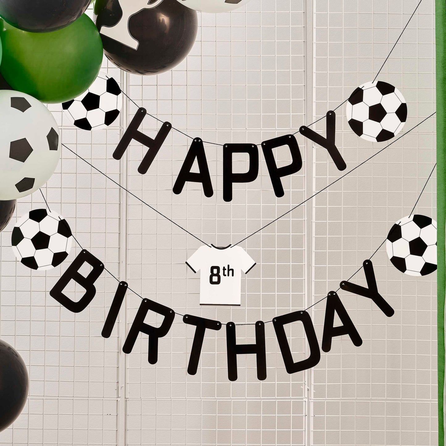 Customisable Happy Birthday Football Bunting