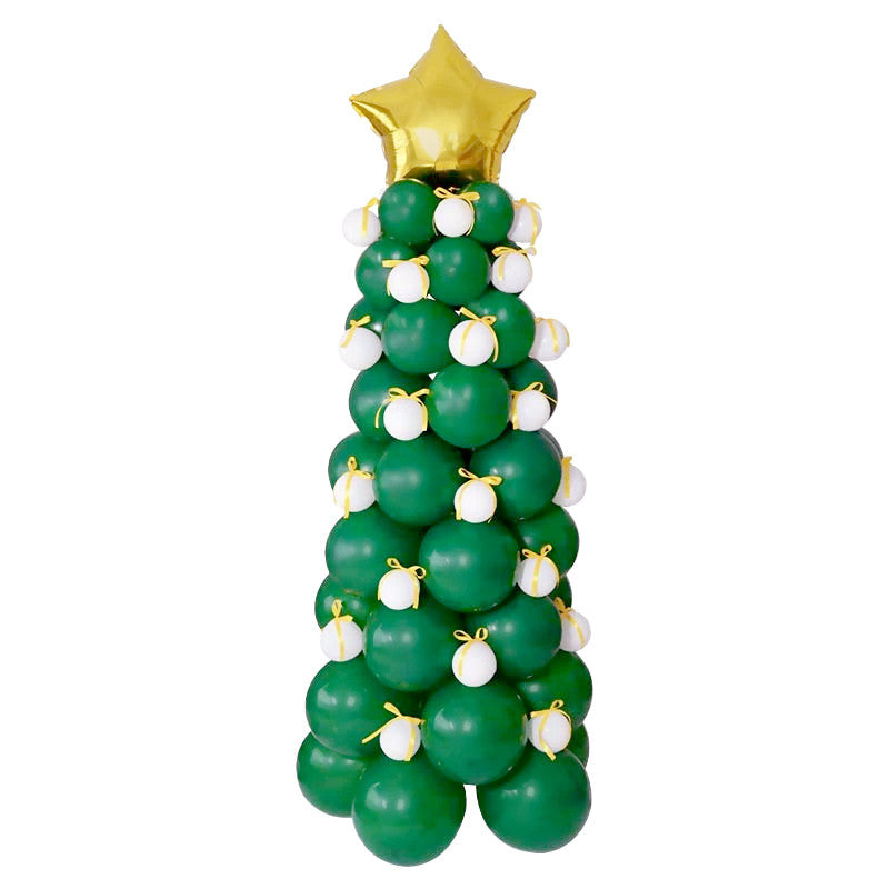 Kit décoration 92 ballons SAPIN DE NOEL 