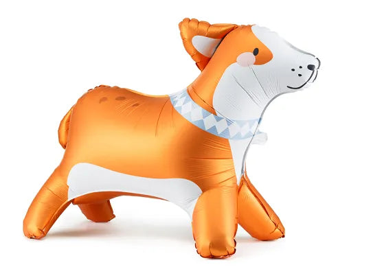 Standing Foil Balloon Corgi