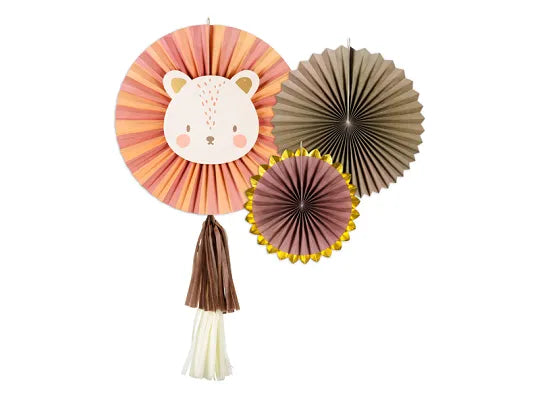 Decorative Rosettes Leo, mix, 26-43 cm