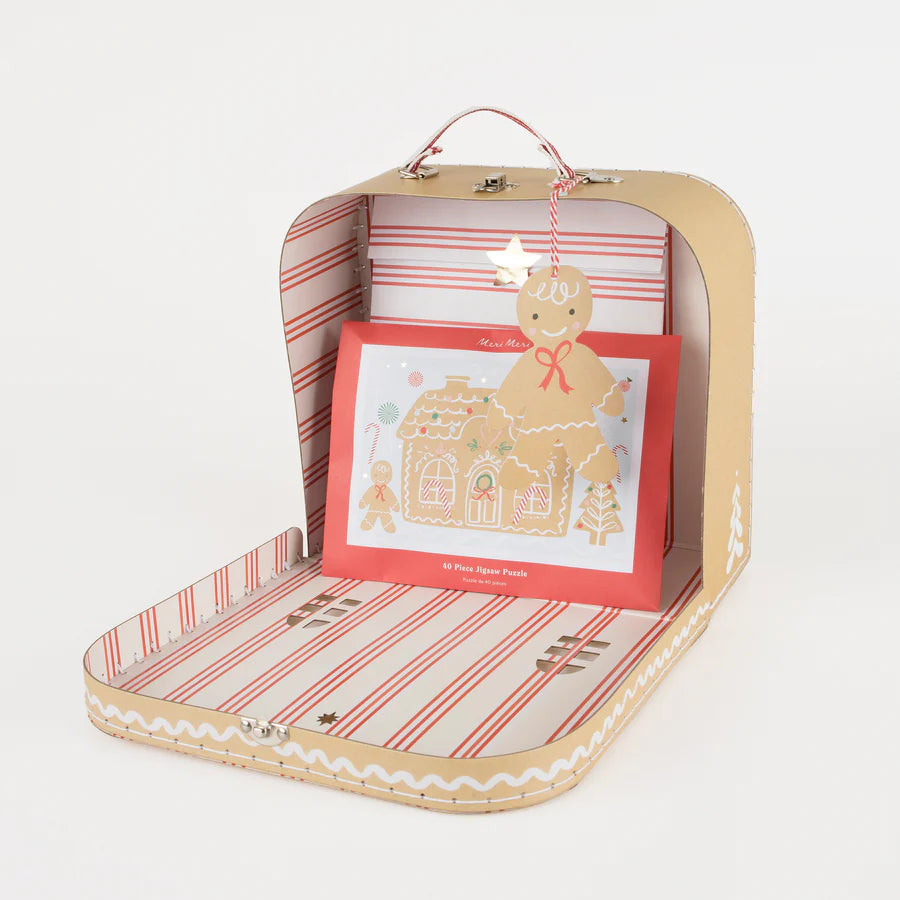 Gingerbread fun suitcase