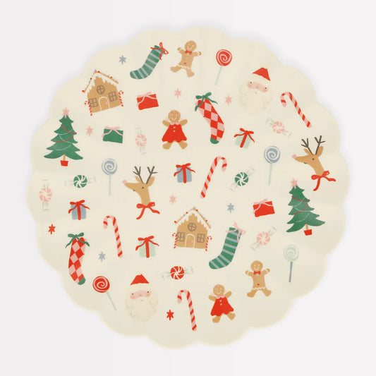 Jolly Christmas melamine plate L