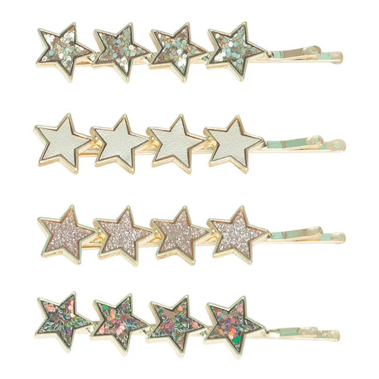 Mega Glitter Star Hair Clips