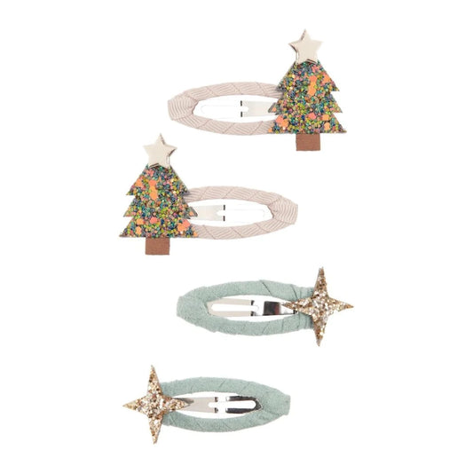 CLIC CLAC HAIR CLIPS - CHRISTMAS TREE