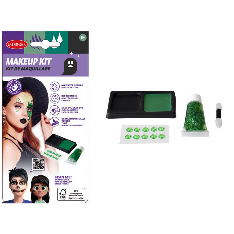 Makeup Kit - Black and Green