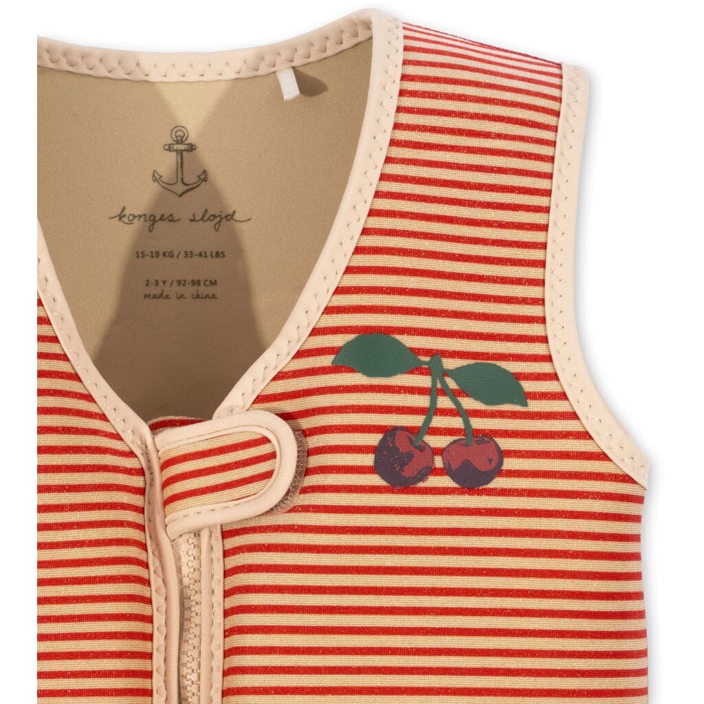 Neoprene Float Vest Frill - Glitter Stripe