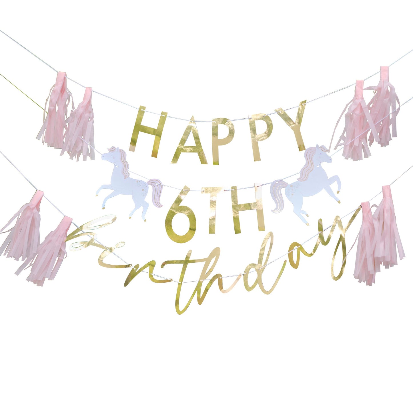 Customisable Princess Happy Birthday Party Bunting