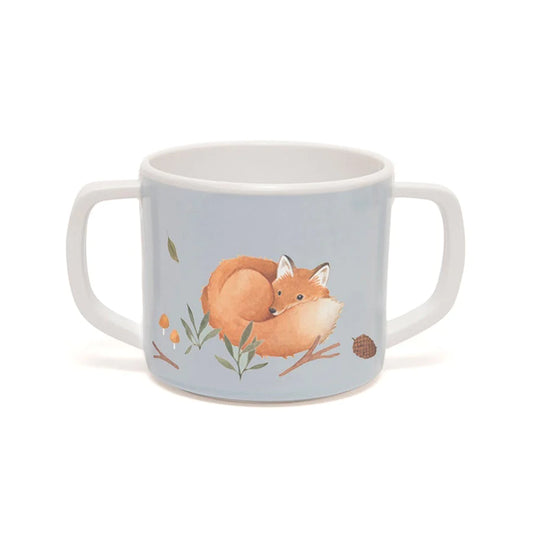 Melamine cup Fox Dove Blue