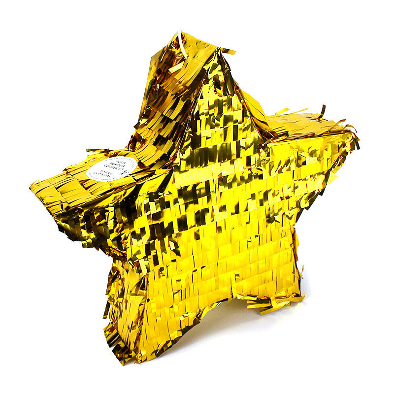 PINATA GOLD STAR FOIL  33 x 33 cm