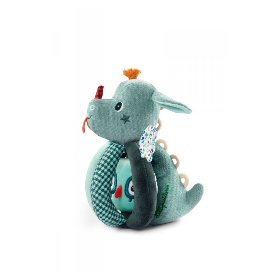 Joe the Dragon Rattle with Handles