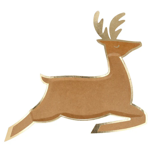 Leaping Reindeer Plates