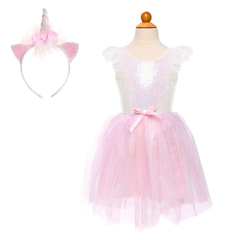 Dreamy Unicorn dress w. Headband