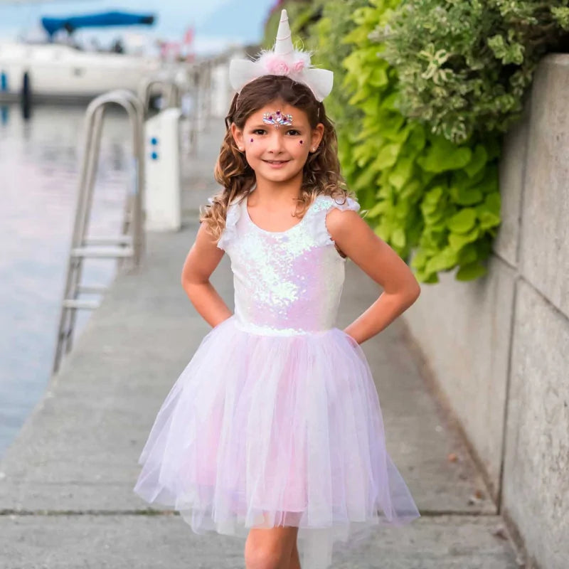 Dreamy Unicorn dress w. Headband