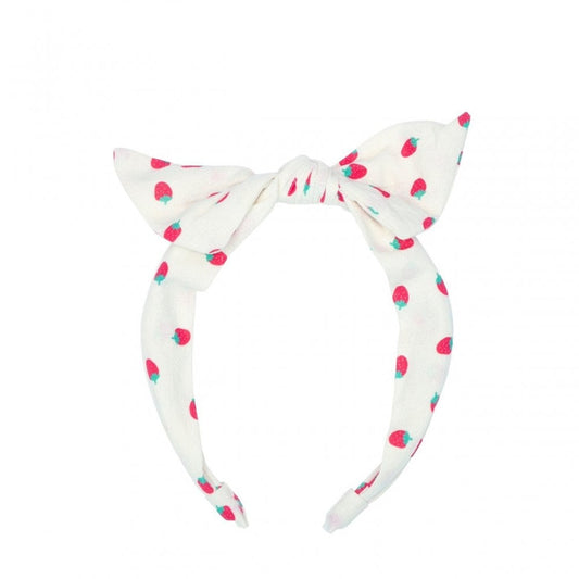 Strawberry fair tie Alice Headband