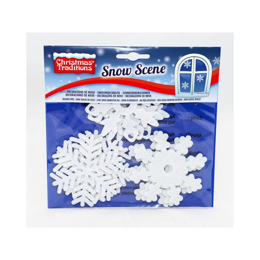 9 snowflakes