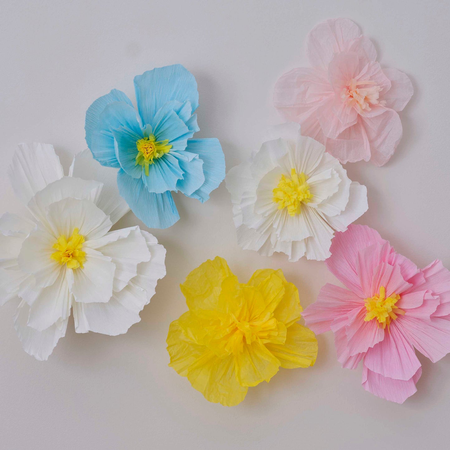 Fleurs en papier de soie 