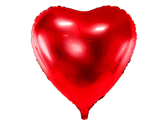 ballon aluminium coeur, rouge - 45 cm FOLAT