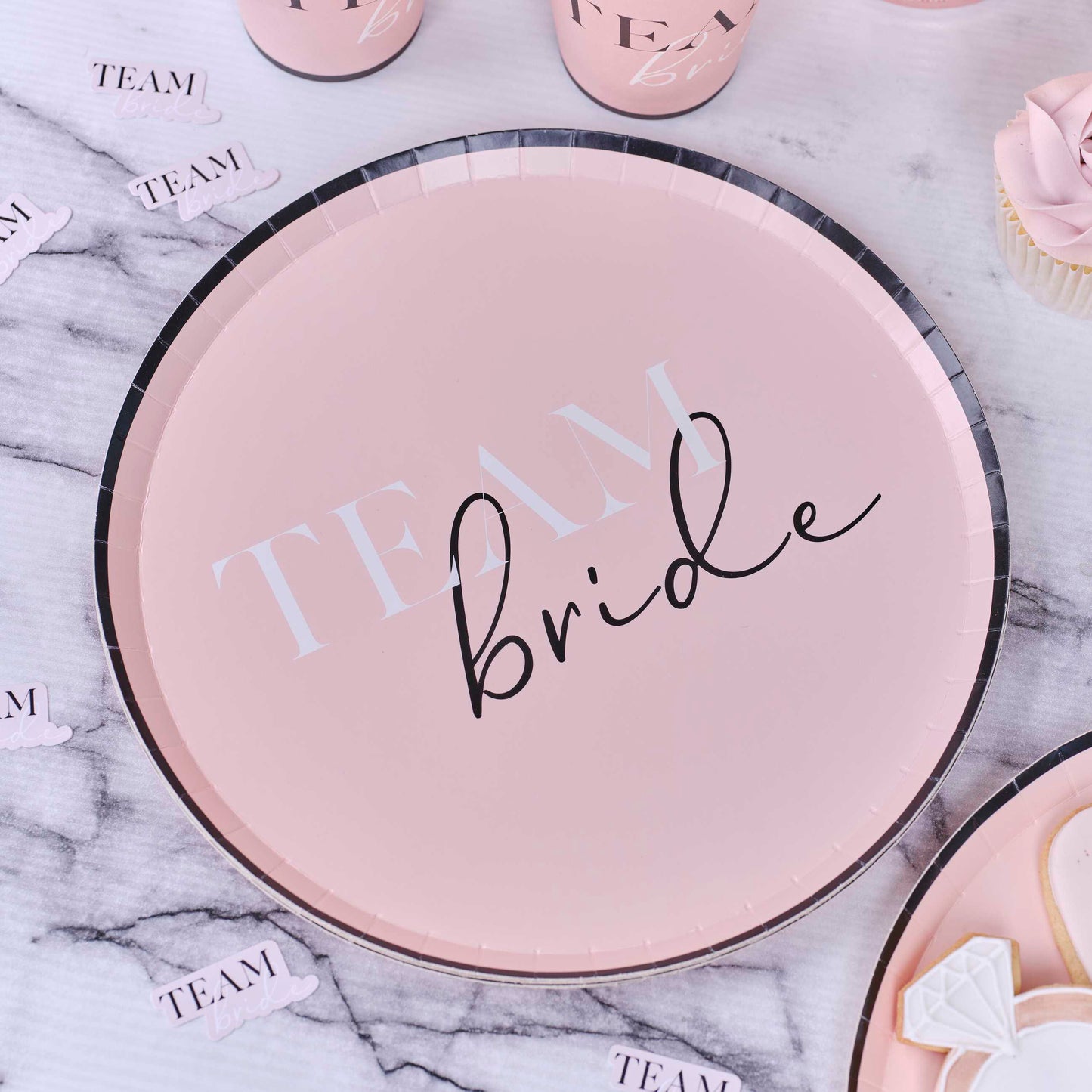 Team Bride Hen Party Paper Plates