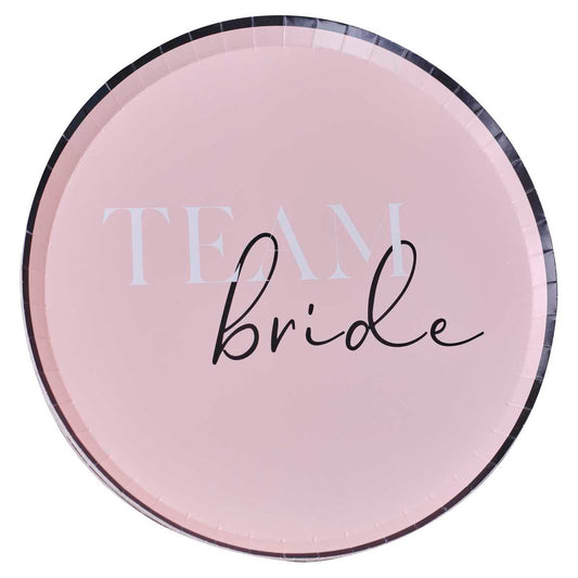 Team Bride Hen Party Paper Plates