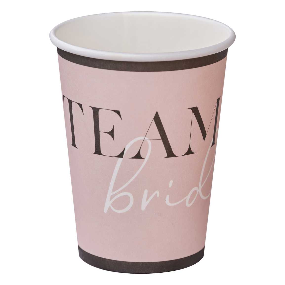 Team Bride Hen Party Paper Cups