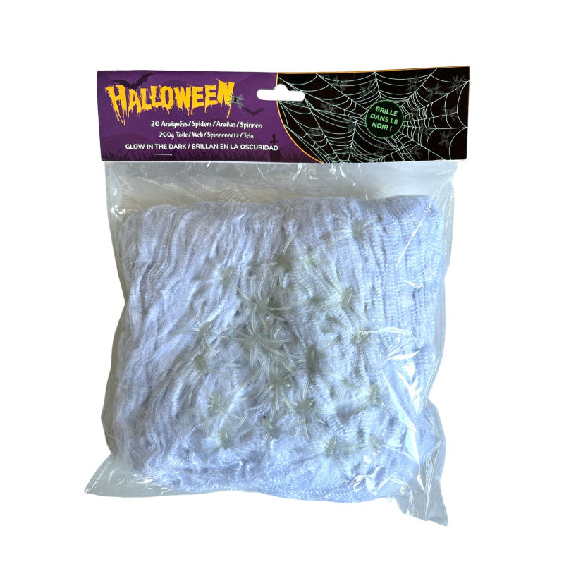 Spider web Glow in the Dark Halloween