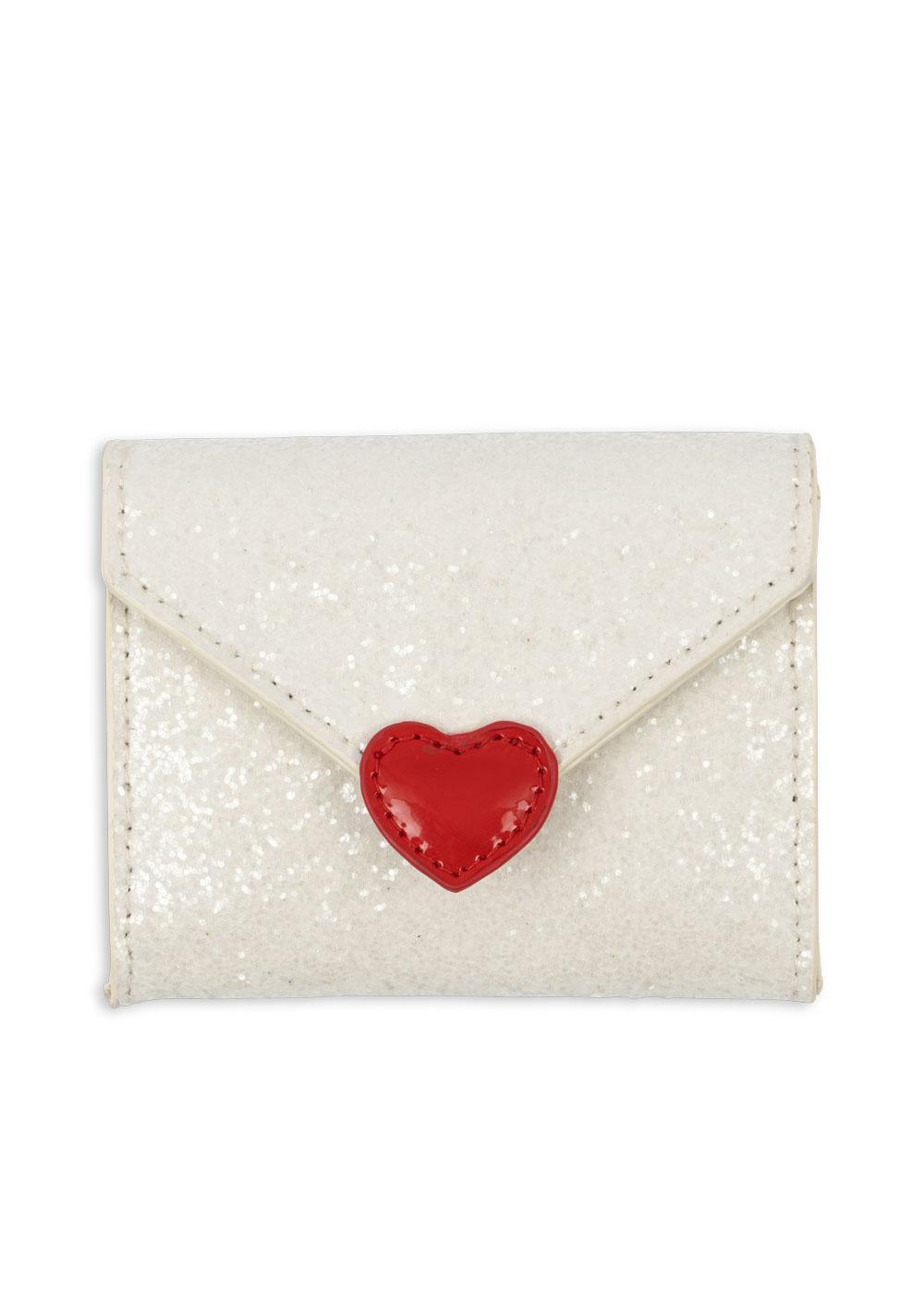 (KS101573) Love letter wallet - Cream