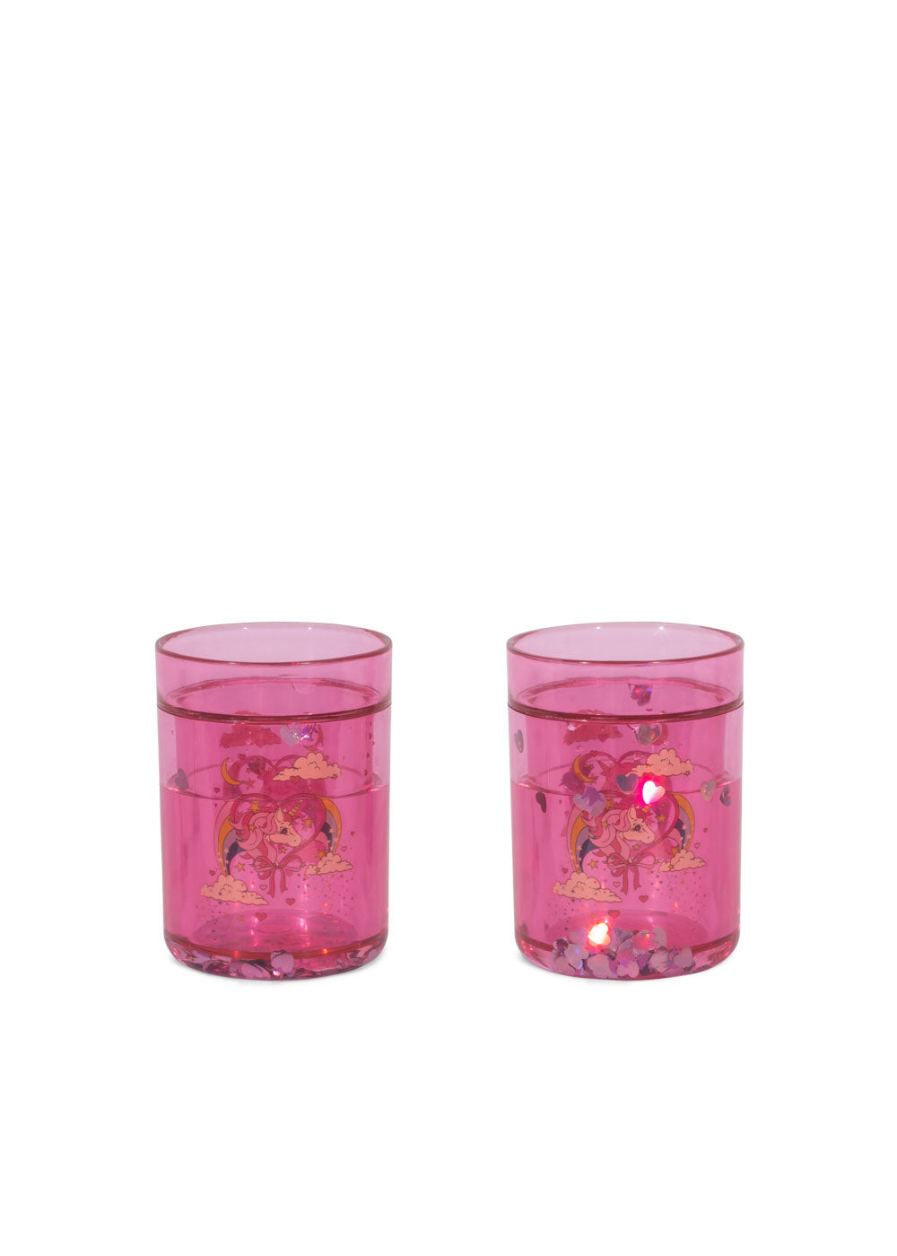 2 Pack Glitter Cups - Horn Star