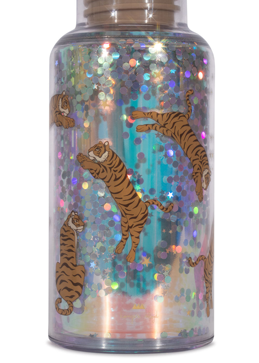 (KS101989) Glitter Bottle - Tiger