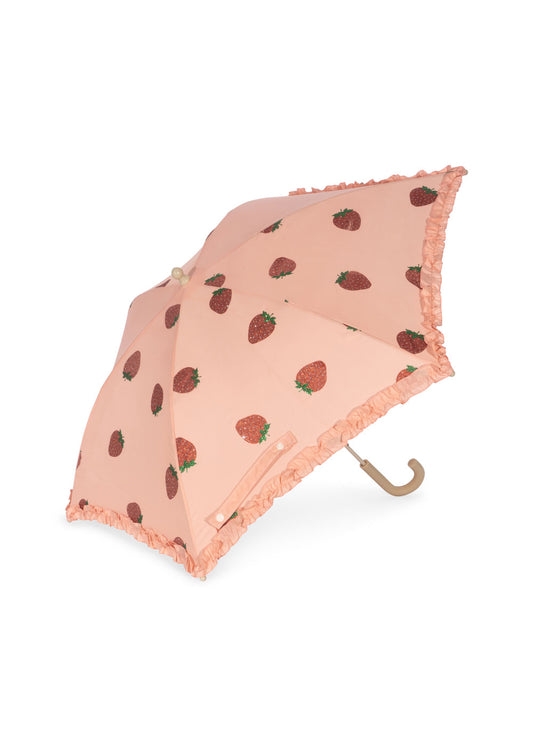 Frill Umbrella - Strawberry Glitter