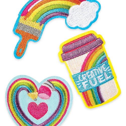 Patch Em Iron On Patches – Set of 3 – Creative Fuel