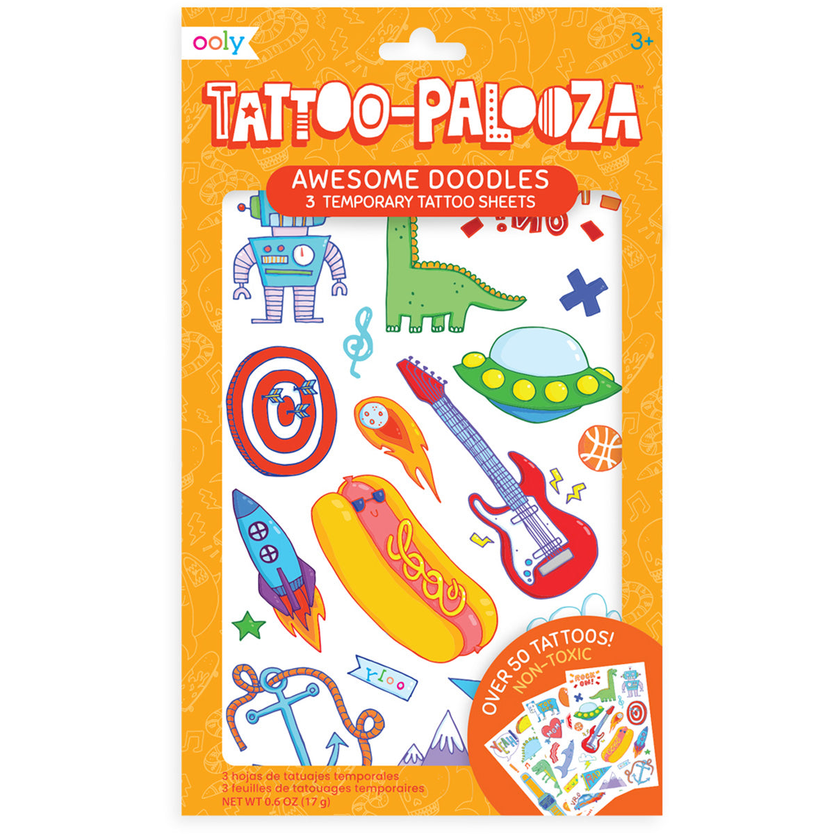 Tattoo Palooza Temporary Tattoos – Awesome Doodles