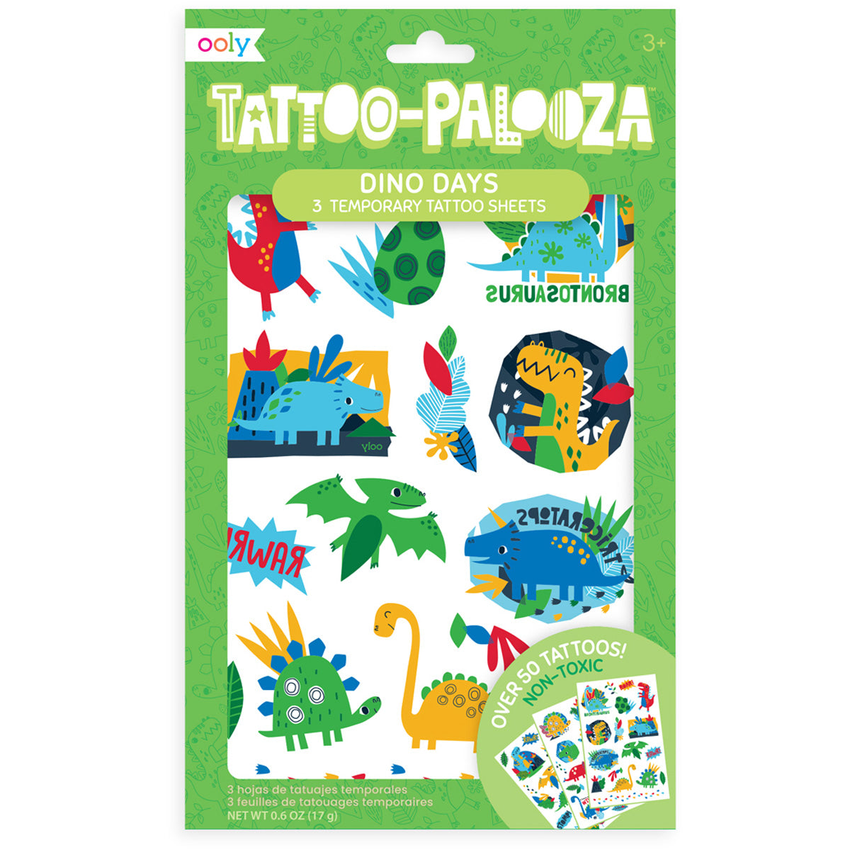 Tattoo Palooza Temporary Tattoos – Dino Days