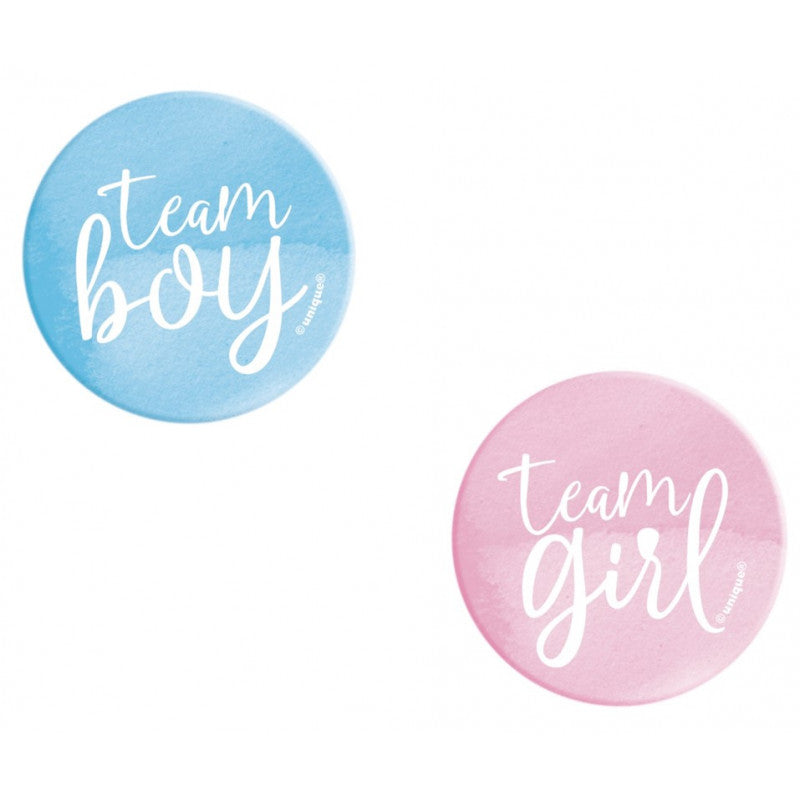 10 insignes Team Girl Team Boy