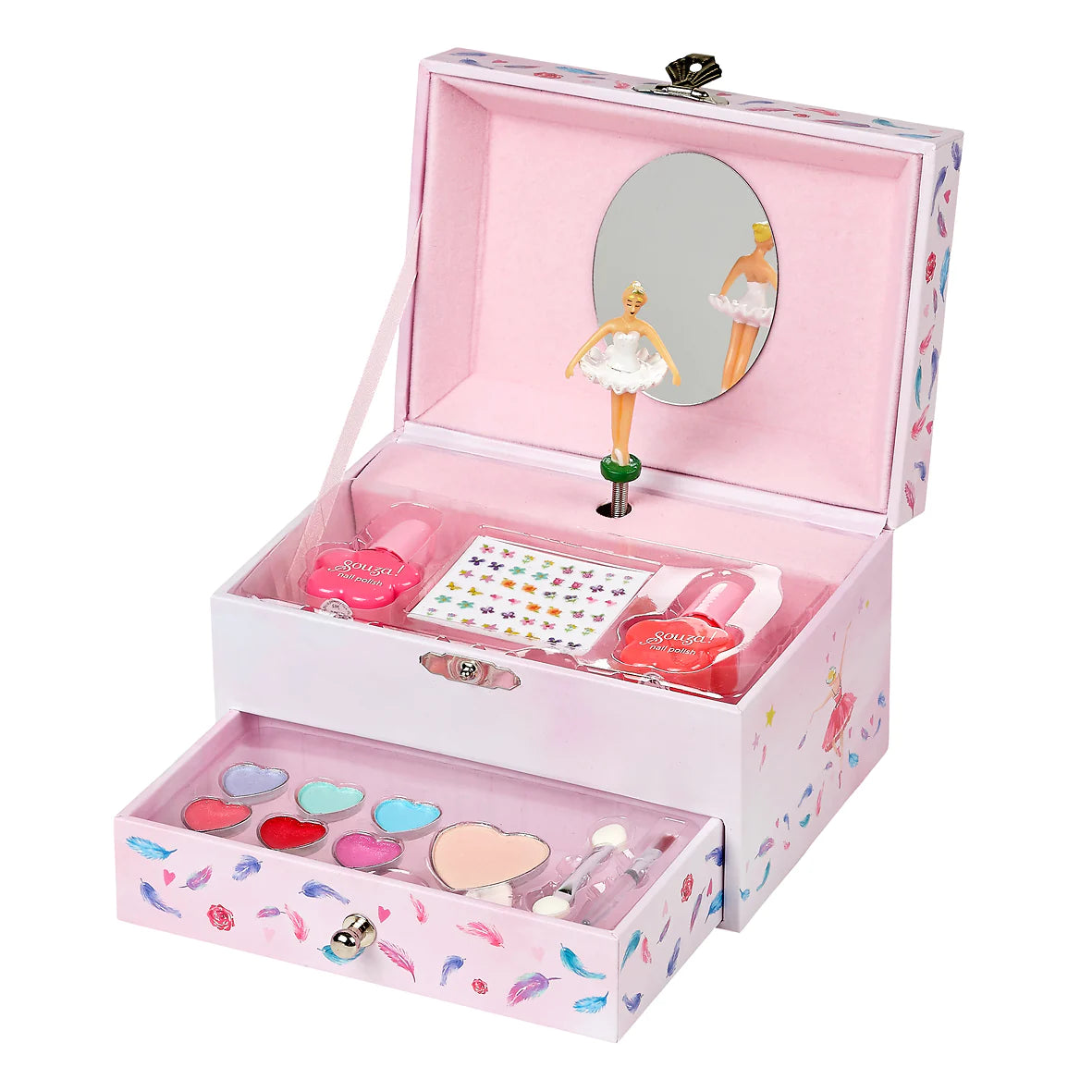 Jewellery box with music and make-up Swan Lake