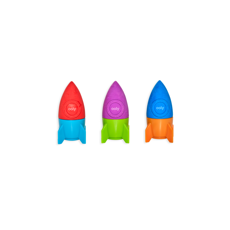 PURPLE  blast off eraser sharpener