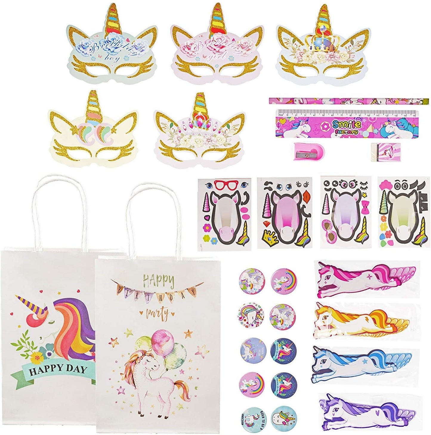 PRETTY PREFILLED UNICORN PARTY BAG