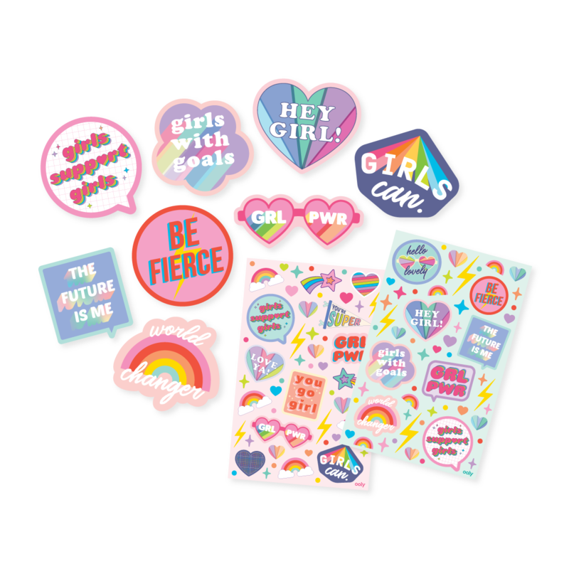 grl pwr scented stickers - 10 piece set