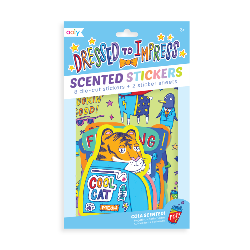 Dressed to impress scented stickers