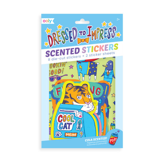 Dressed to impress scented stickers