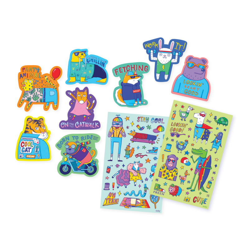 Dressed to impress scented stickers