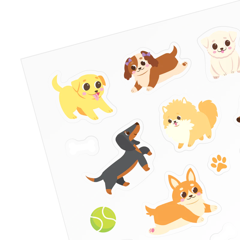 Ooly-Stickiville puppy love stickers