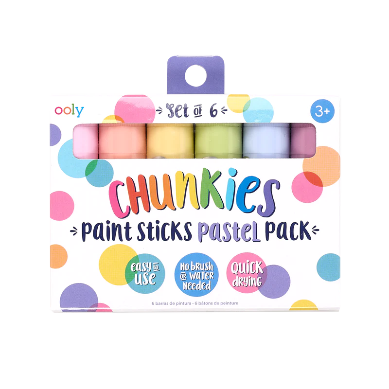 Ooly Chunkies paint sticks - pastel - set of 6