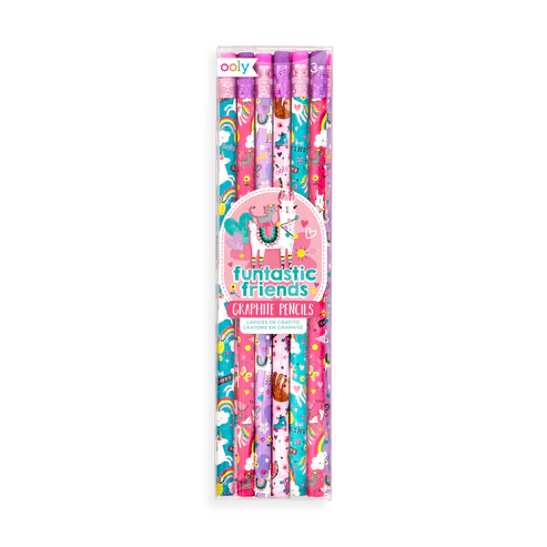 Funtastic Friends Graphite Pencils - Set of 12