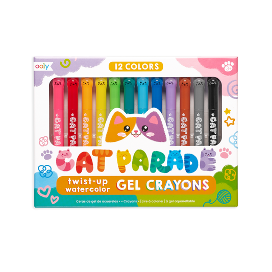 cat parade gel crayons