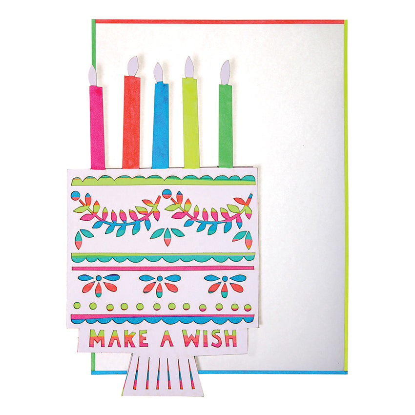 Make a wish cake card